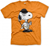 Camisa Snoppy Laranja Mecanica - Tamanho M Masculina